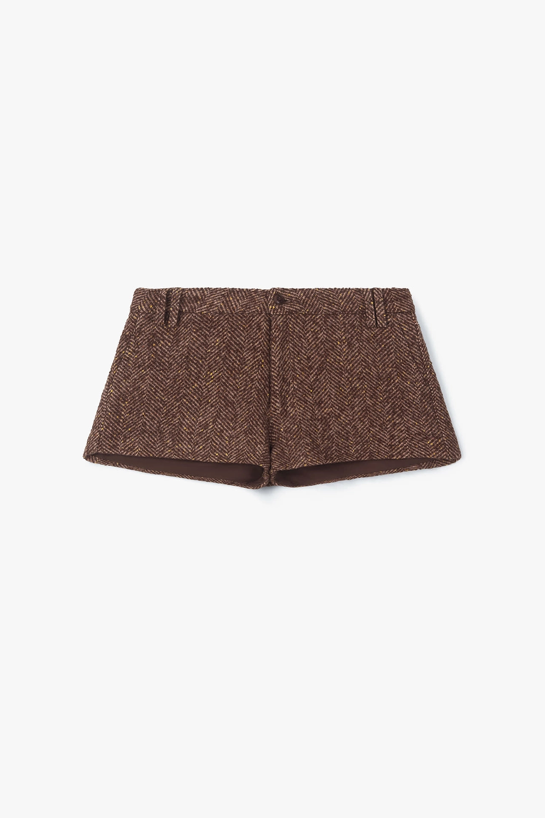 포지프레클즈 Herringbone Shorts_Brown 상품 이미지 2