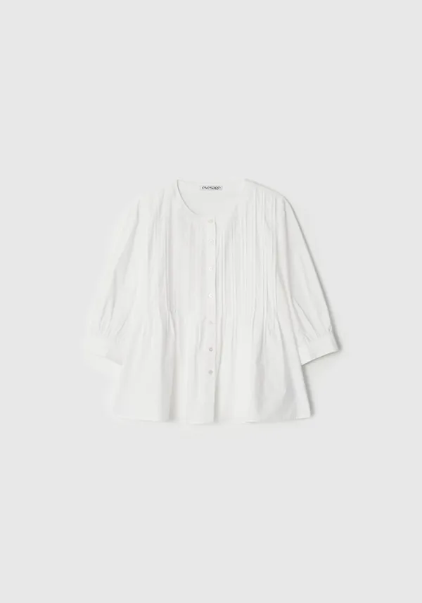 Pintuck blouse