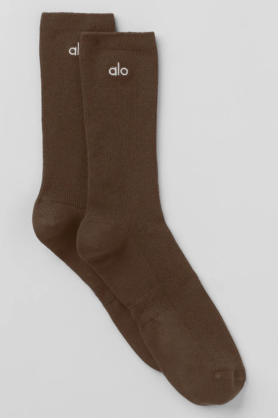 알로요가 Unisex Half-Crew Understated Sock - Espresso 상품 이미지 1