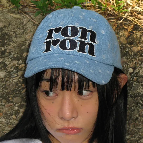[6/10 순차배송] DOT LOGO BALL CAP BLUE