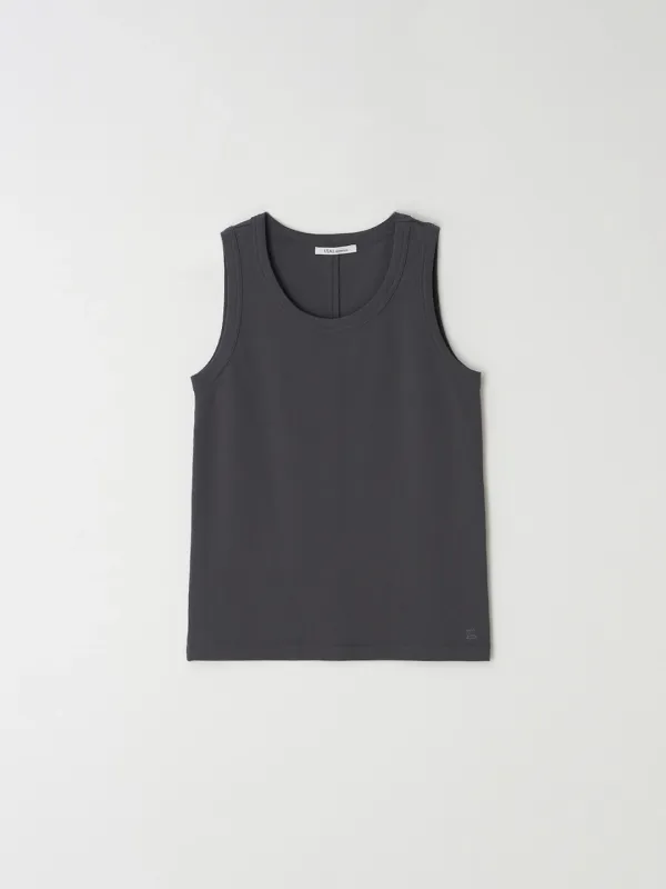 [2nd_6/26 예약발송] L\'eau sleeveless_dark grey