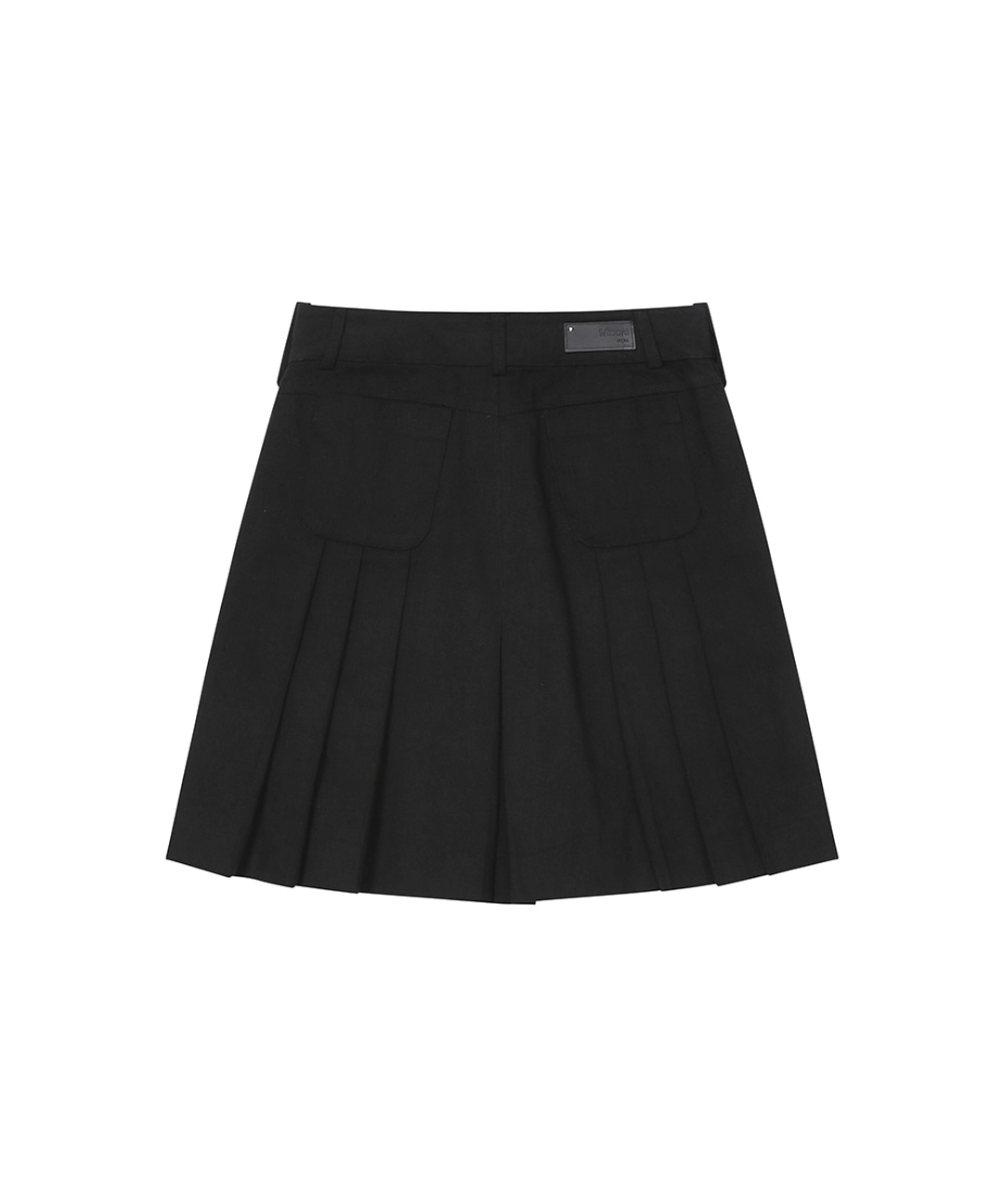 미세키서울 [레이 PICK] Pleats line pocket midi skirt BLACK 상품 이미지 2
