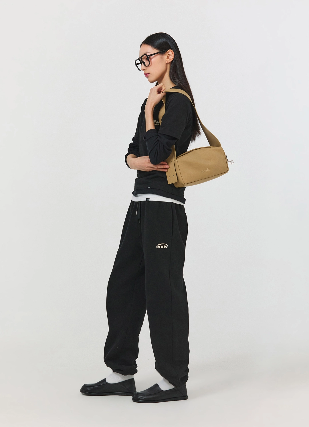 이미스 WIDE STRAP HOBO BAG-BEIGE 상품 이미지 2