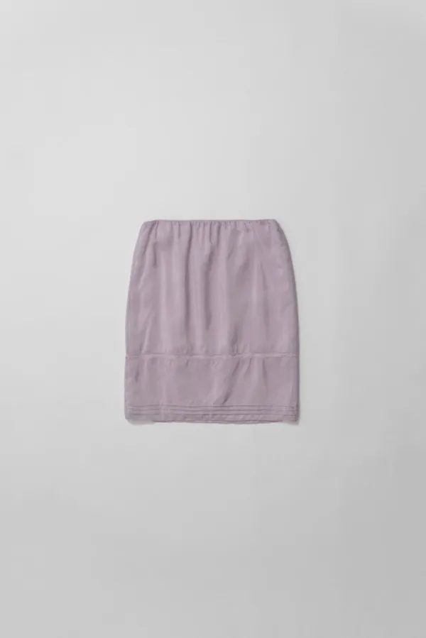 a lace airy skirt (pale pink)