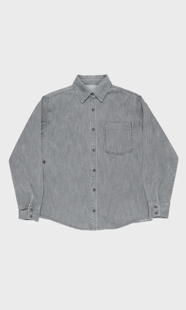 Always Denim Shirts_Gray (1차 리오더)