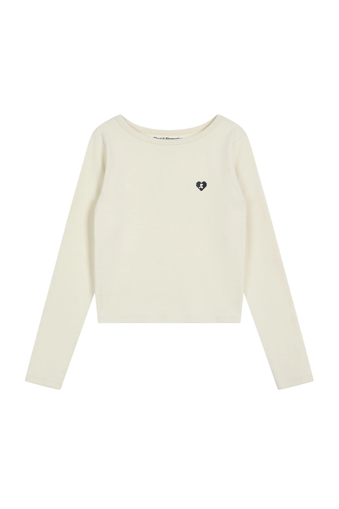 레스트앤레크레이션 BOAT NECK LONG SLEEVE - CREAM 상품 이미지 1