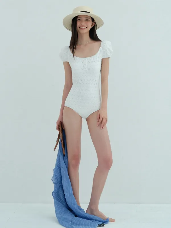 Daisy Puff Swimwear