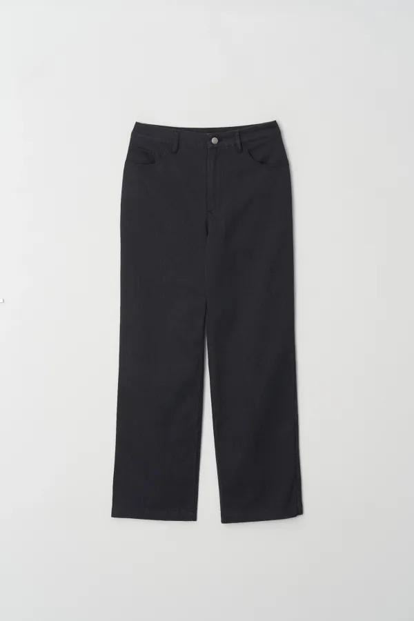 Cotton Rib Standard Pants