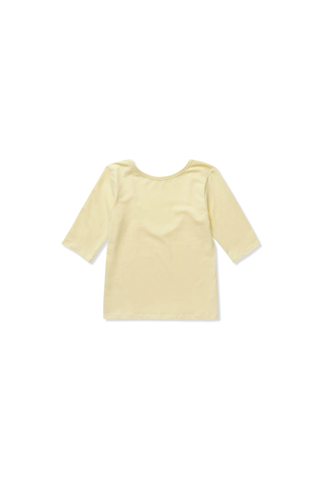 위드아웃썸머 Back scoop t-shirt_lemon 상품 이미지 3