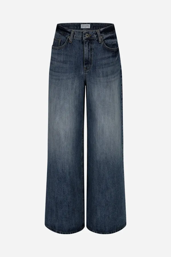 25SS summer hand brush denim jeans