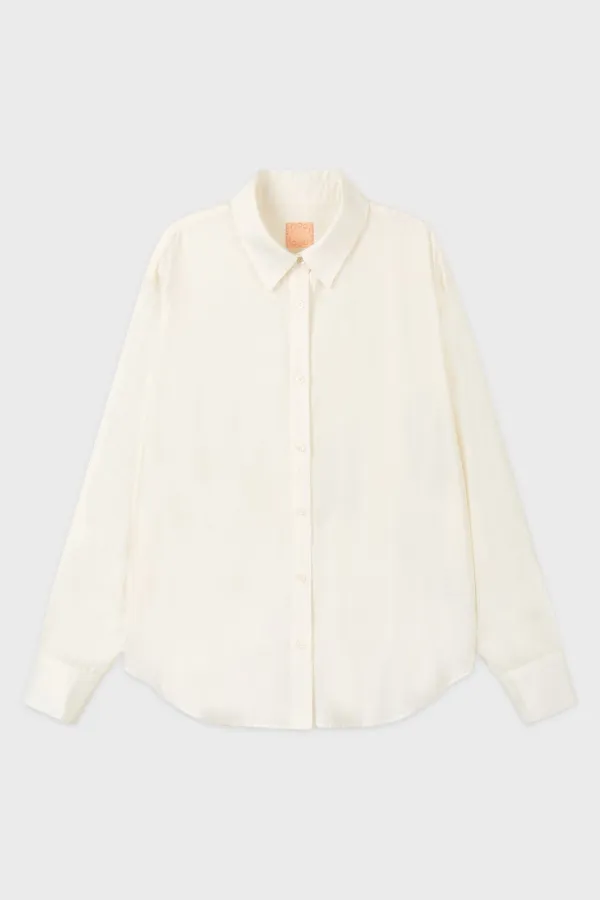Sheer Loose Shirt (Ivory)
