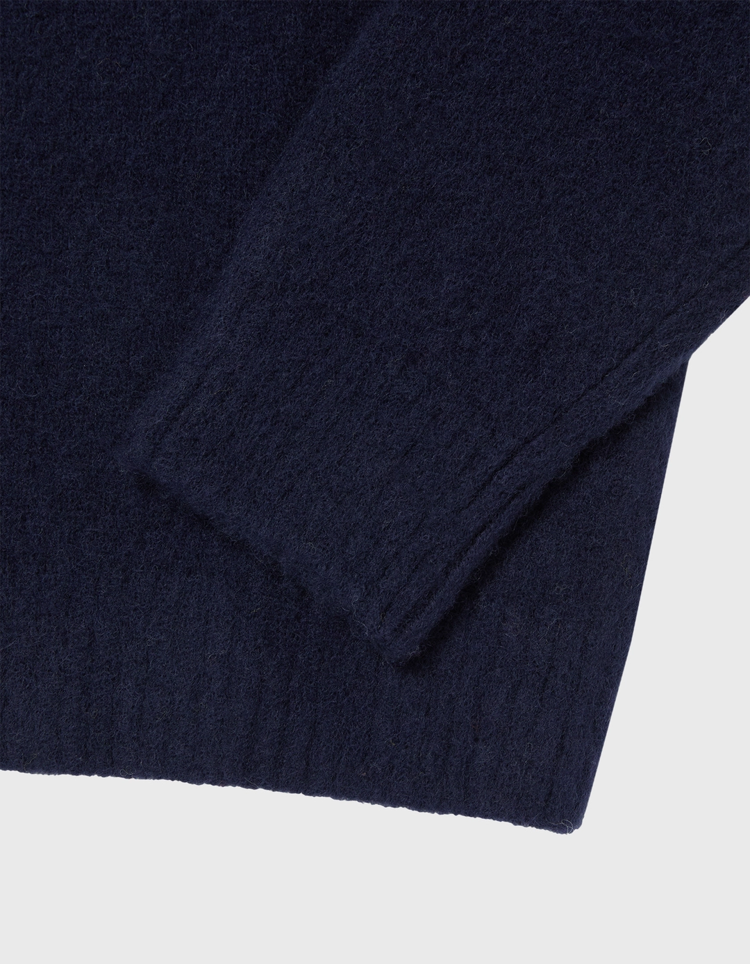 헤리티지플로스 CREST SHAGGY DOG ROUND CARDIGAN / Navy 상품 이미지 3