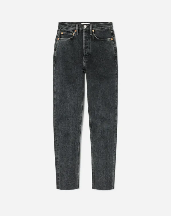 Extra Stretch 90s Ultra High Rise Skinny - Noir