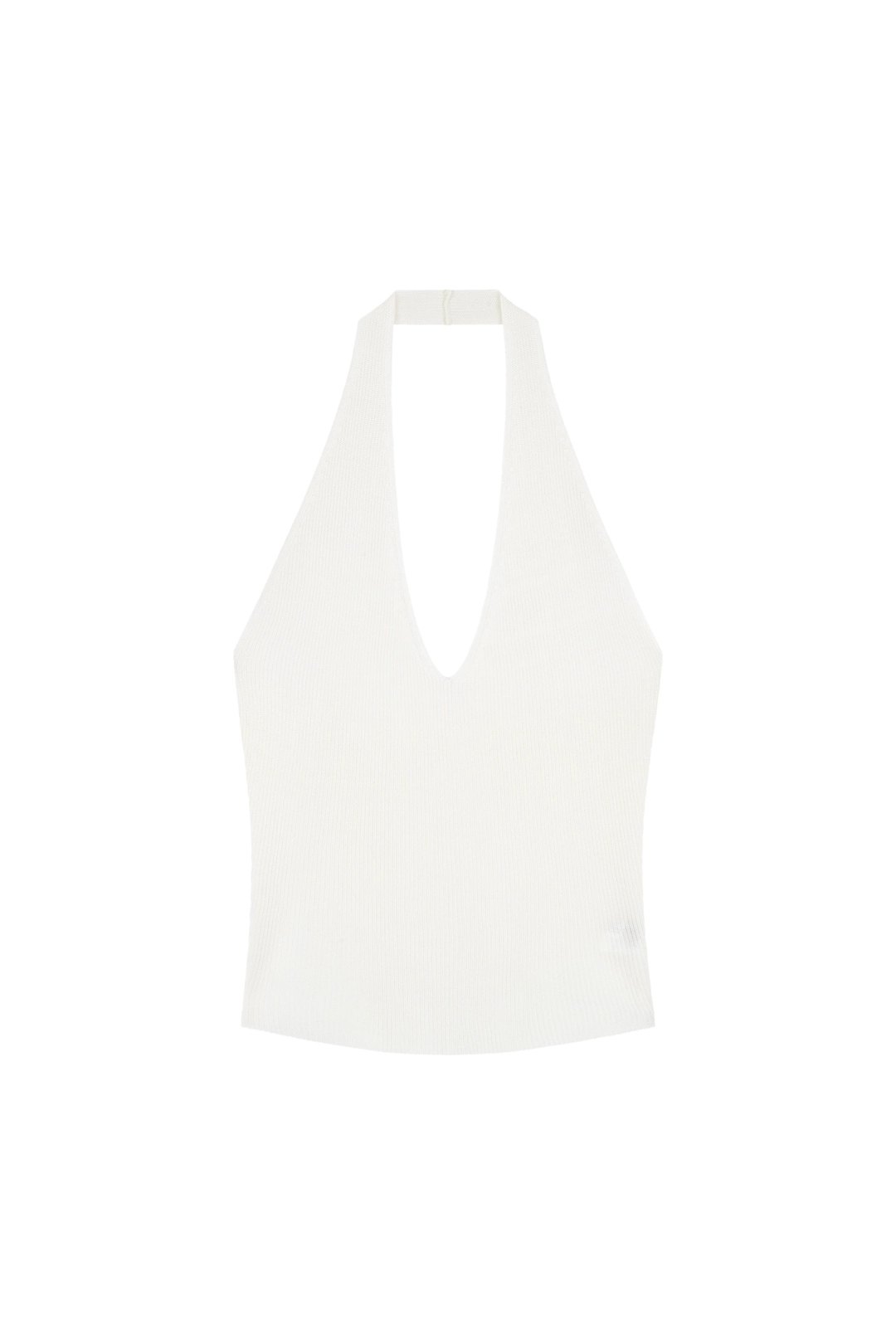 리포스 LYOCELL SILK RIBBED TOP (IVORY) 상품 이미지 1
