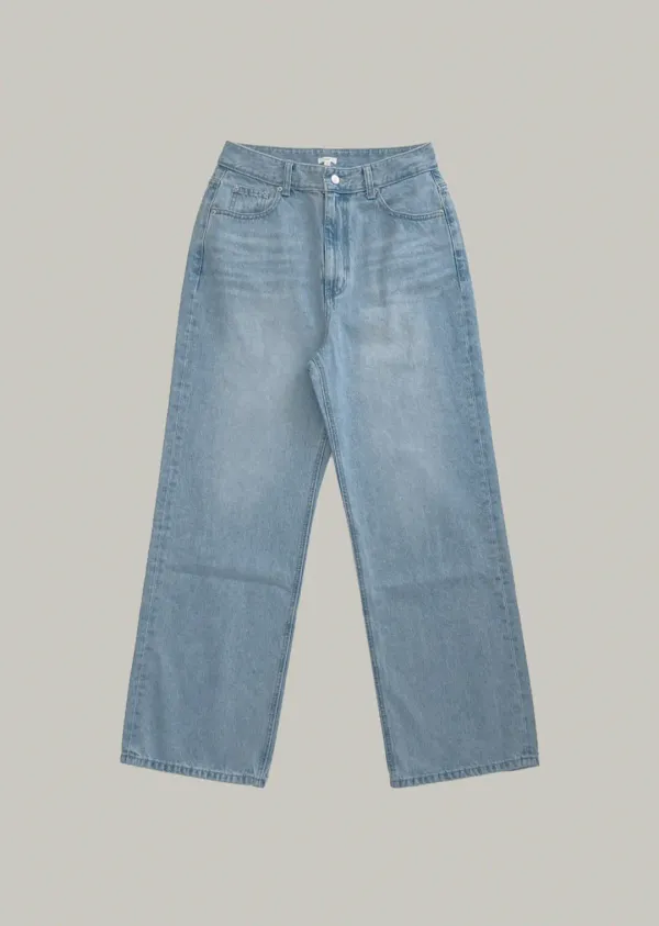 brush washing denim (light blue)