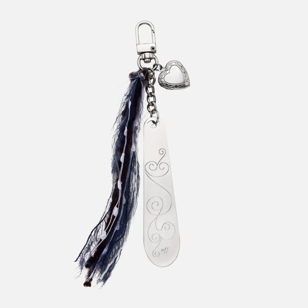 엔프프 fuzzy plated keyring-blue 상품 이미지 2