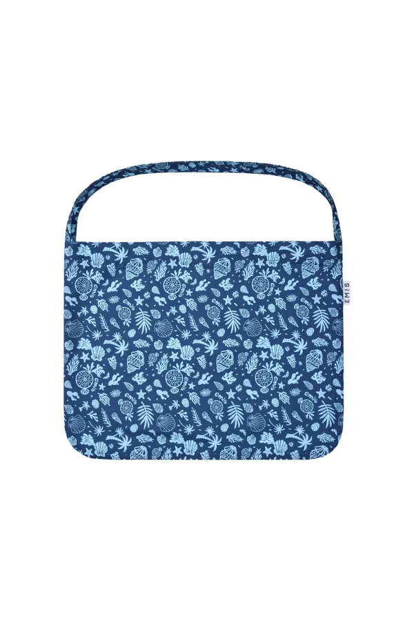 COASTAL LOGO ECO BAG-BLUE