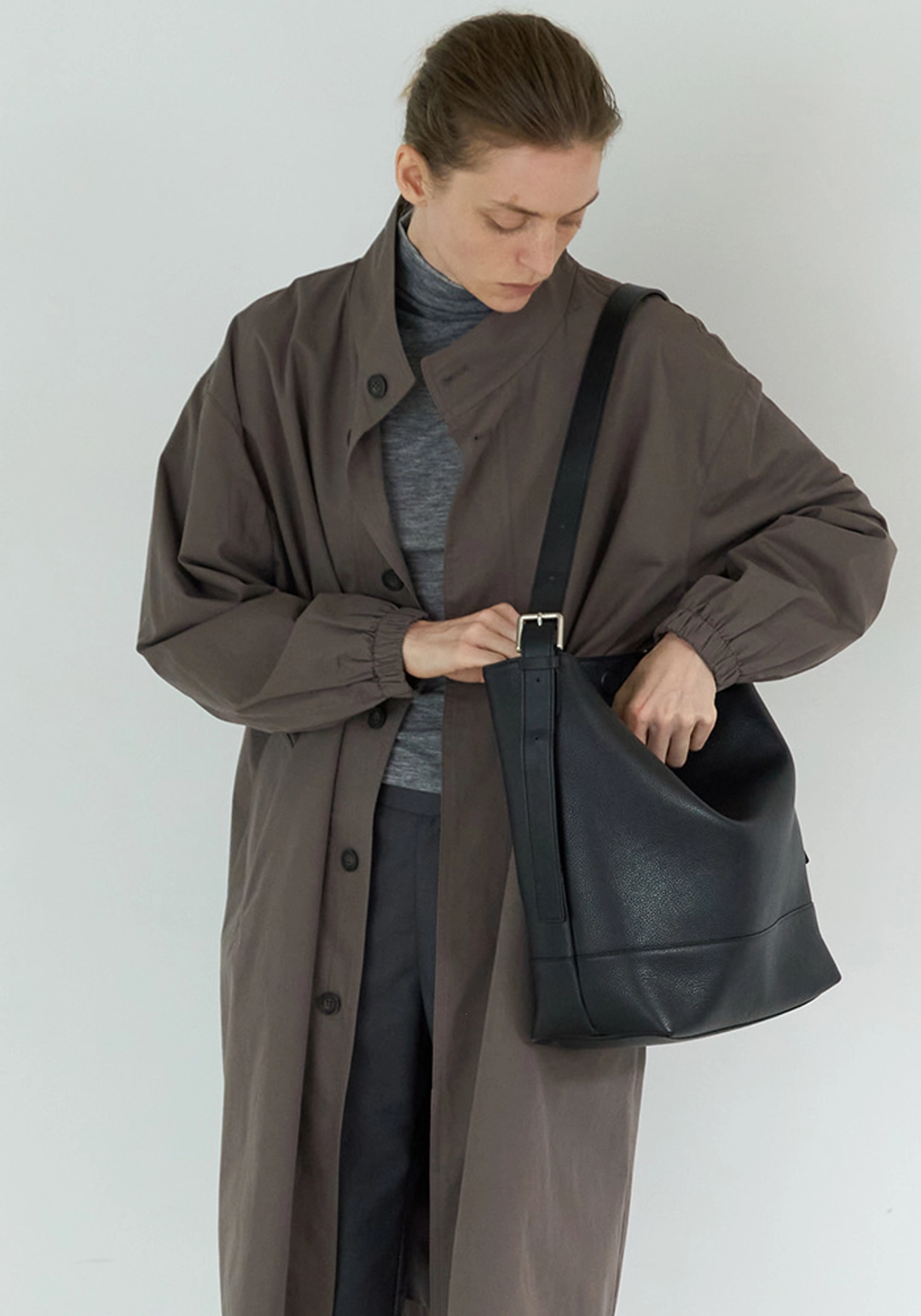 이브세이지 Evs bucket bag (Black) 상품 이미지 2
