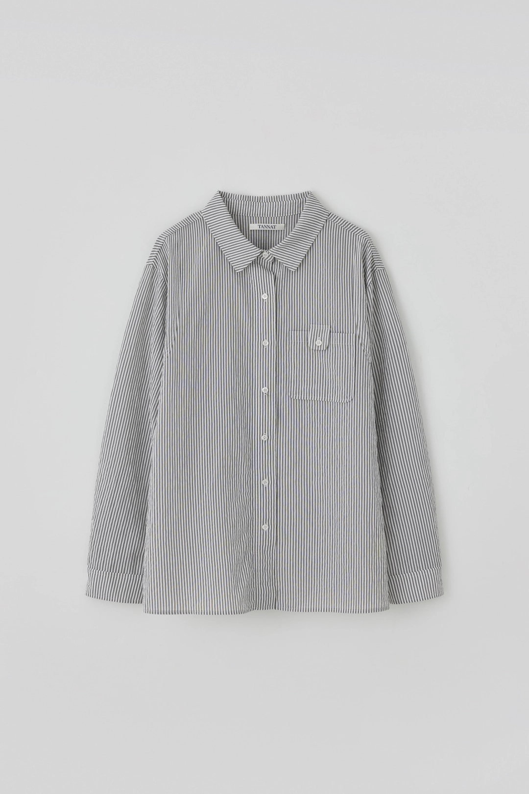타낫 T/T Porter stripe shirt (gray) 상품 이미지 1