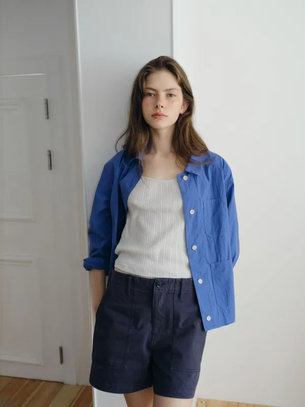 Airy Washing Jacket (Blue)