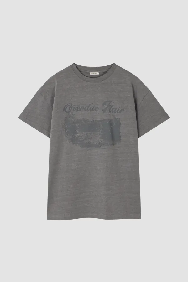 NEW VINTAGE PRINTING T-SHIRT_CHARCOAL