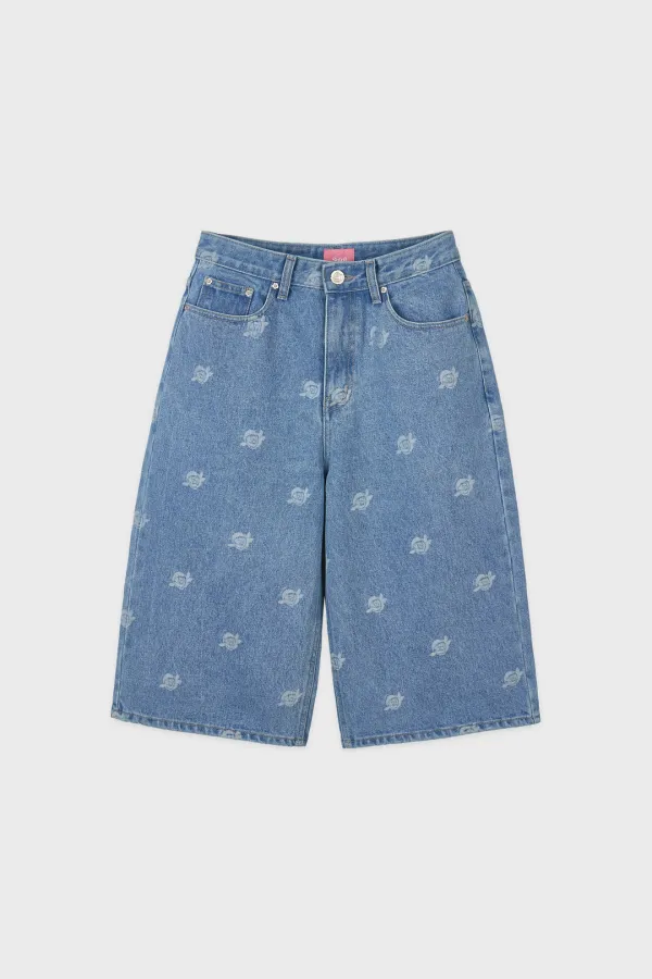 Bermuda Denim Shorts (Blue)