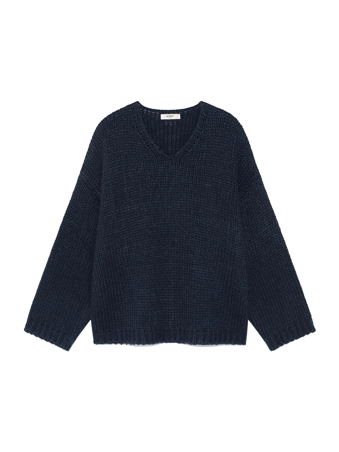 글로니 G COZY OVER KNIT TOP (NAVY) 상품 이미지 1