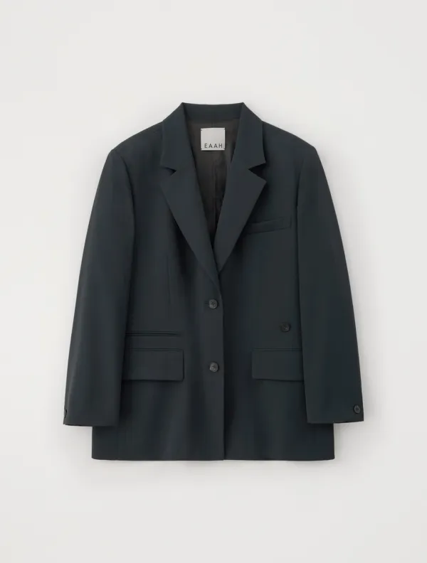 Vela Wrap Jacket (Forest Charcoal)