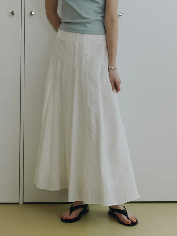 Panel Volume Flare Skirt SW6MS743_2color
