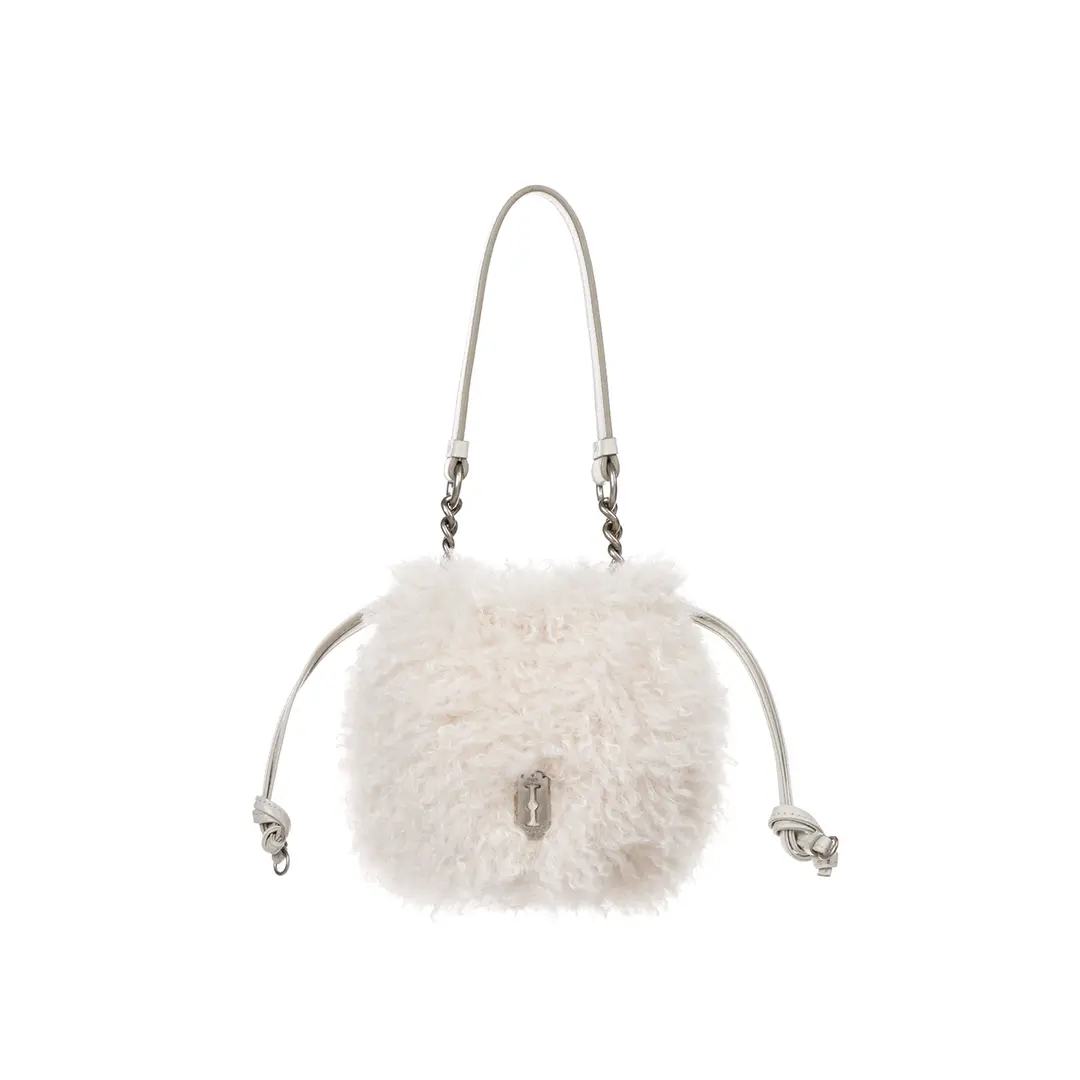 분크 [아울렛] Fuzzy Pouch (퍼지 파우치) Ivory 상품 이미지 2