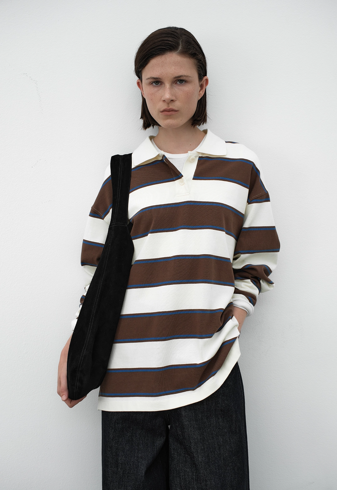 아뜰리에 나인 (T-7086)STRIPE CALLA TEE 상품 이미지 3