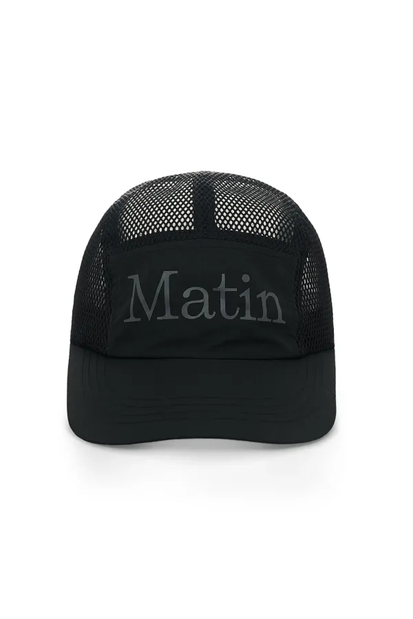 MATIN LIGHT MESH CAP IN BLACK
