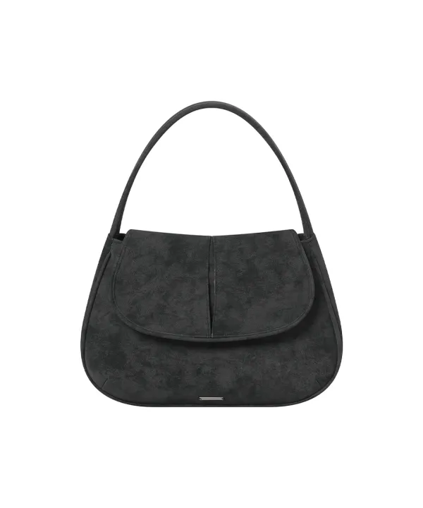 [레이 PICK] Round pleats bag BLACK