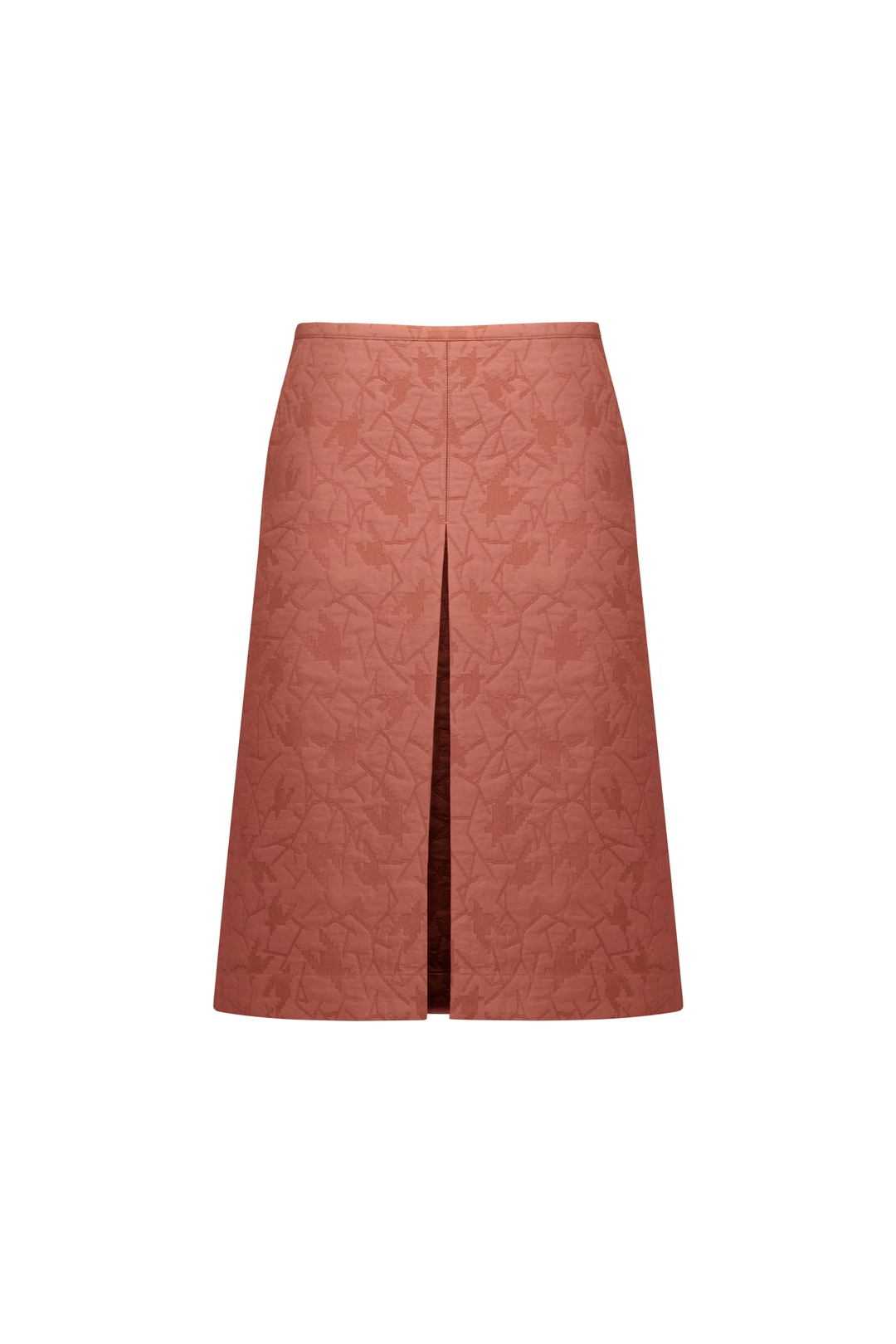 포코포스카 FRONT TUCK MIDI SKIRT (UMBER) 상품 이미지 1