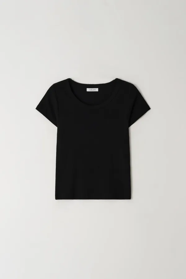 [7th] Pincoat Scoop Neck Tee