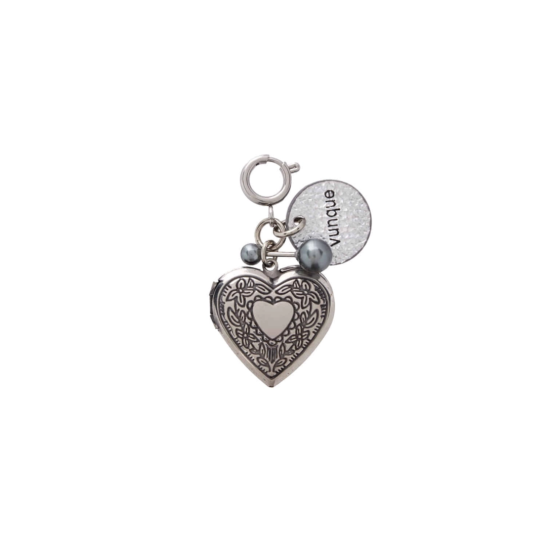 분크 Heart Memory Leather Charm Piccolo (하트 메모리 레더 참 피콜로) Silver 상품 이미지 1