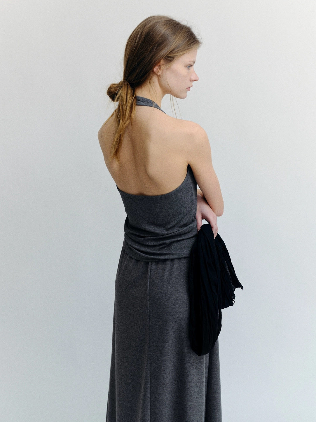 톨로 Pleated Scarf(Black) 상품 이미지 1