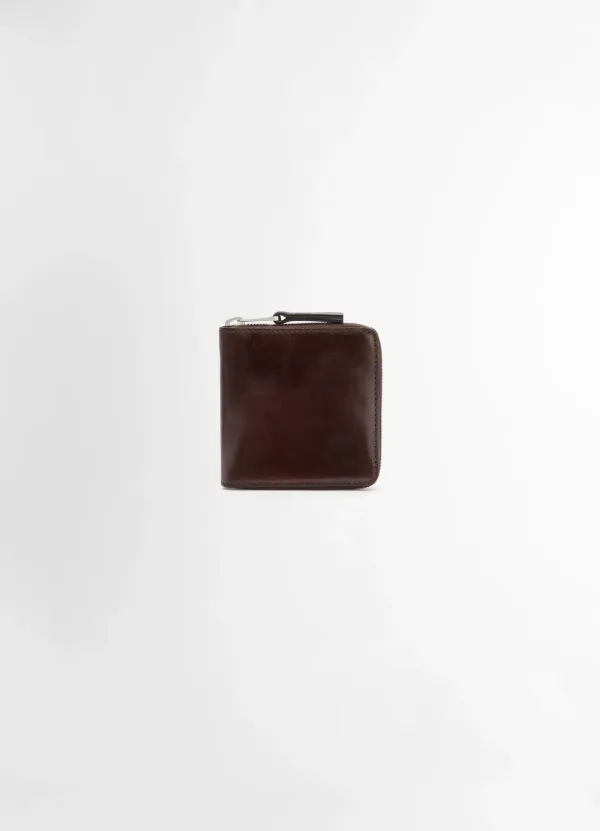 PATINA ZIP COMPACT BI FOLD IN LEATHER