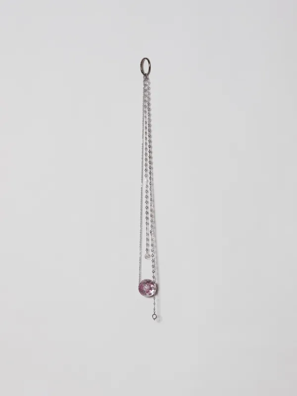 SALTY PEBBLE LAYERED CHAIN BAG [PURPLE]