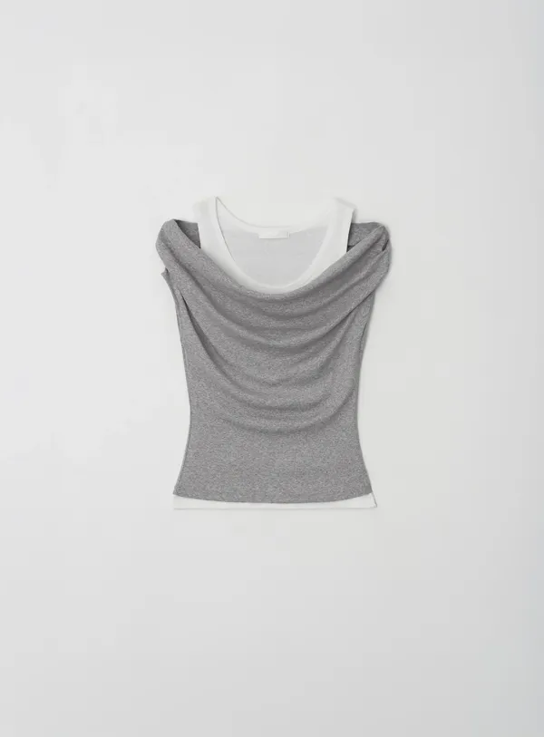 [3RD]Rosy layered tee(3color)