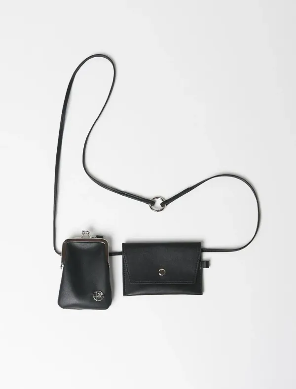 [2nd REORDER] STRAP PURSE BAG [BLACK]