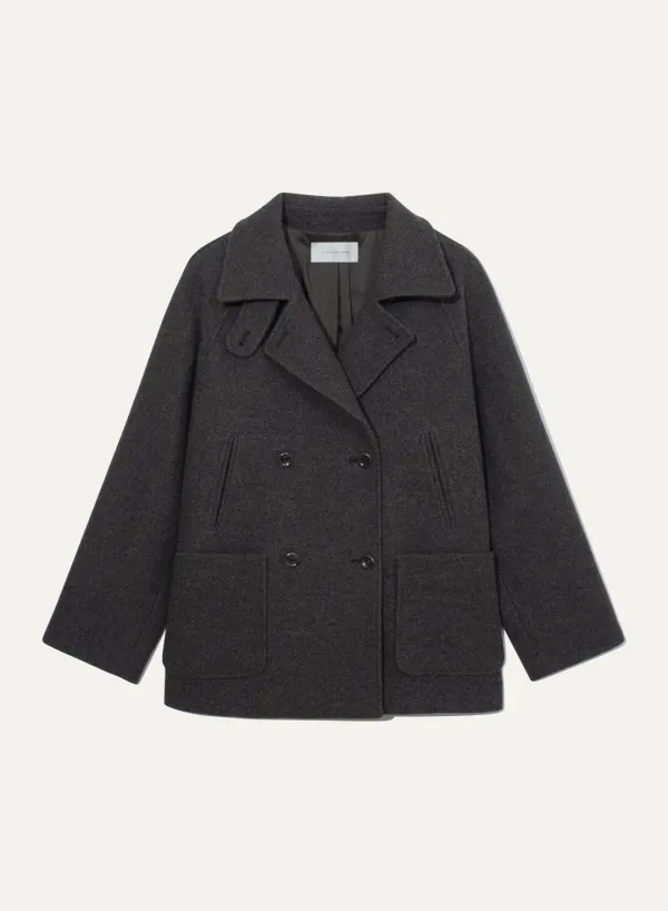 Metis Alpaca Coat Dried plum