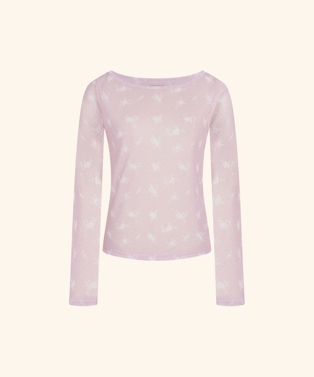 레터프롬문 Renoui Floral T-Shirt (Pink) 상품 이미지 1