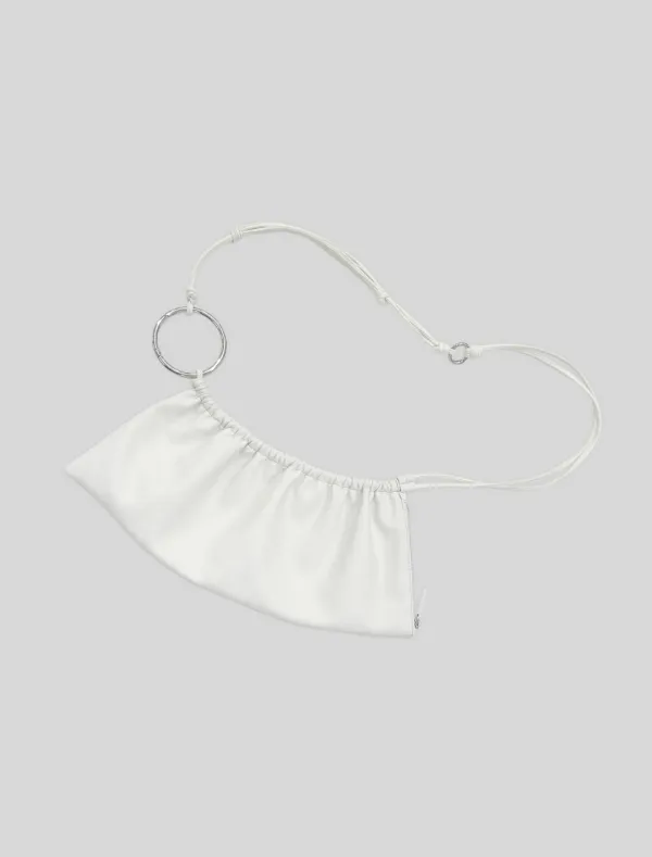 STRAP SHIRRING BAG [WHITE]
