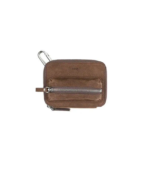LIP PURSE [NUBUCK BROWN]
