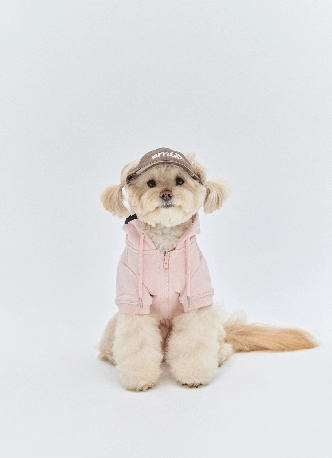 이미스 (PET) LETTERING LOGO BALL CAP-BROWN 상품 이미지 2