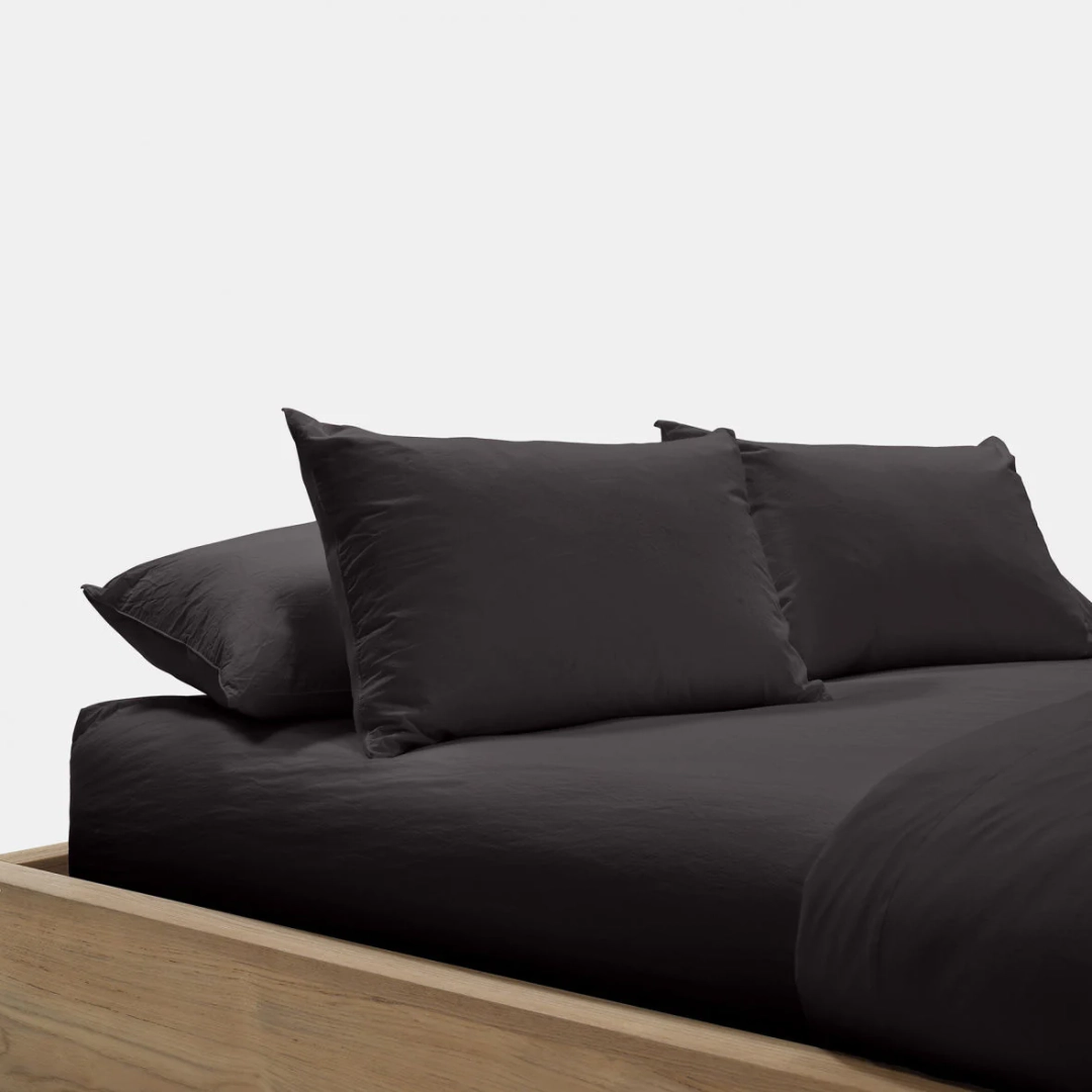 제임스펄스 Set Of 2 Cotton Pillow Shams - Raccoon Grey 상품 이미지 1