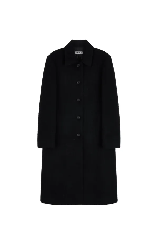 CLASSIC ALPACA SINGLE COAT  (BLACK)