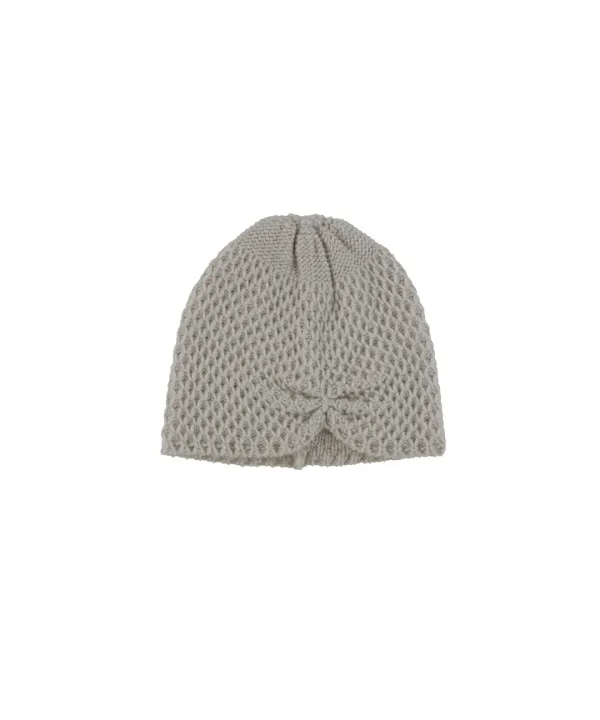 RIBBON BEANIE IVORY