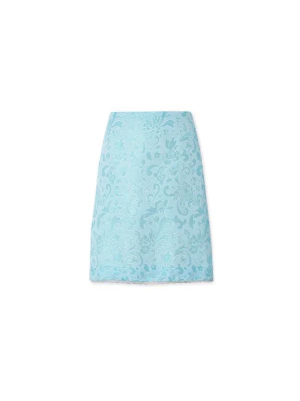 ✲2ND AE MIDI SKIRT SKY BLUE